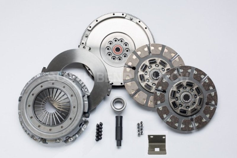 Load image into Gallery viewer, South Bend Clutch 08-09 Ford 6.4L ZF-6 Street Dual Disc Clutch Kit
