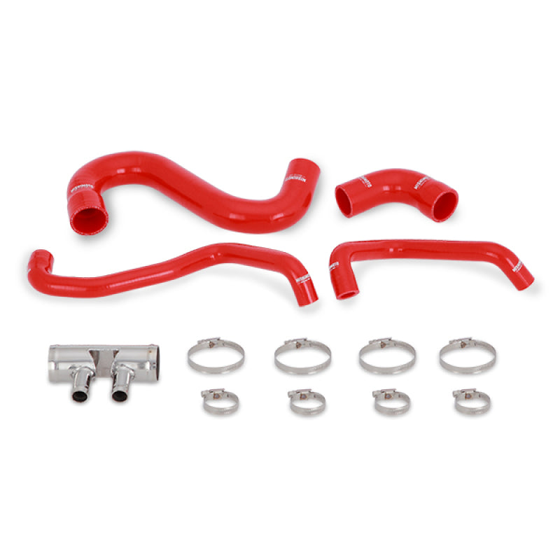 Load image into Gallery viewer, Mishimoto 2015+ Ford Mustang GT Silicone Lower Radiator Hose - Red
