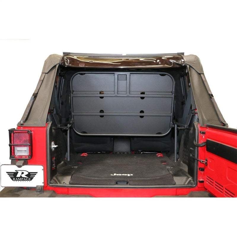 Load image into Gallery viewer, Rampage 2007-2018 Jeep Wrangler(JK) Rear Sport Rack - Black
