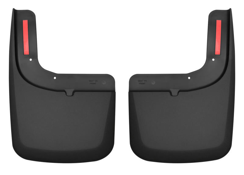 Load image into Gallery viewer, Husky Liners 2017 Ford F-250 / F-350 Super Duty Black Front Mud Guards (w/Flares)
