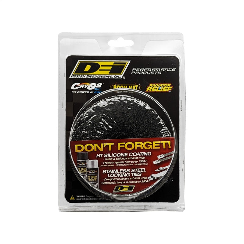 Load image into Gallery viewer, DEI Exhaust Wrap 2in x 25ft - Titanium - Black
