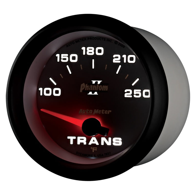 Load image into Gallery viewer, AutoMeter Gauge Transmission Temp 2-5/8in. 100-250 Deg. F Electric Phantom II
