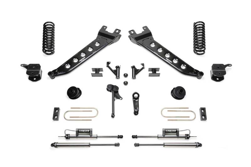Load image into Gallery viewer, Fabtech 13-18 Ram 3500 4WD 7in Radius Arm Kit w/2.25 Dlss
