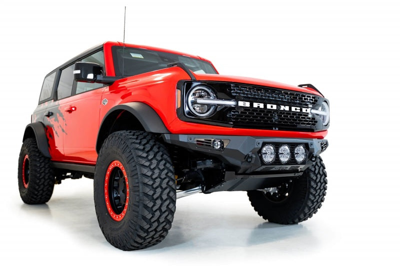 Load image into Gallery viewer, Addictive Desert Designs 21-22 Ford Bronco Bomber Front Bumper (w/ 3 Rigid 360 Mounts)
