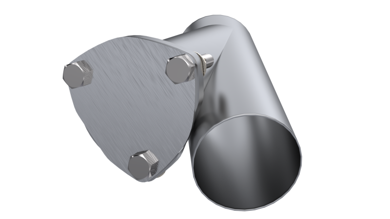 Load image into Gallery viewer, QTP 3.5in Weld-On QTEC Exhaust Cutout Y-Pipe
