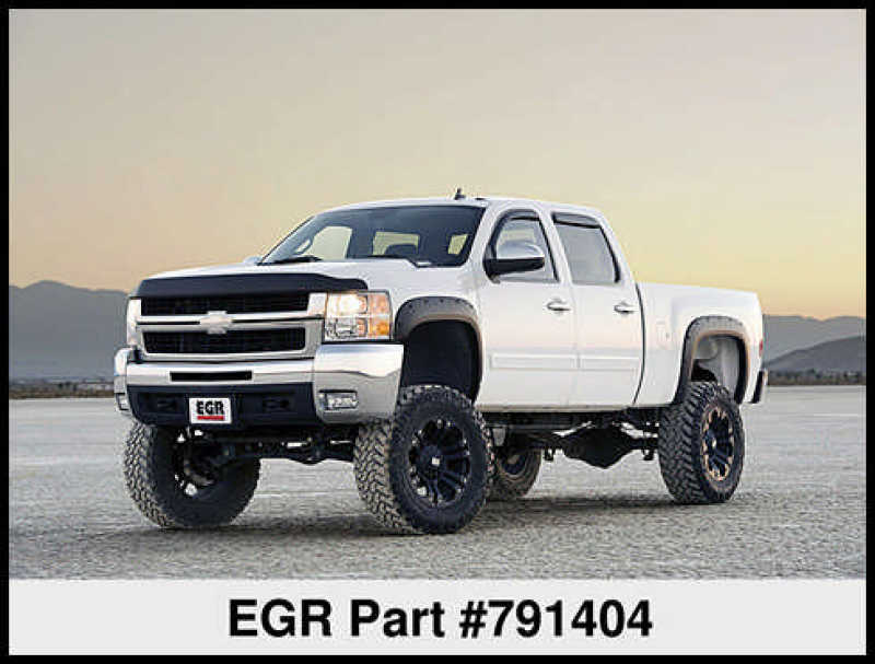 Load image into Gallery viewer, EGR 07-13 Chev Silverado 5ft Bed Bolt-On Look Fender Flares - Set
