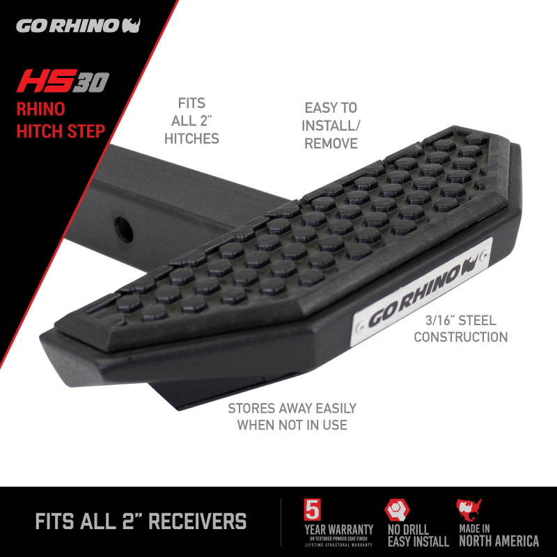 Load image into Gallery viewer, Go Rhino HS-30 Rhino Hitch Step
