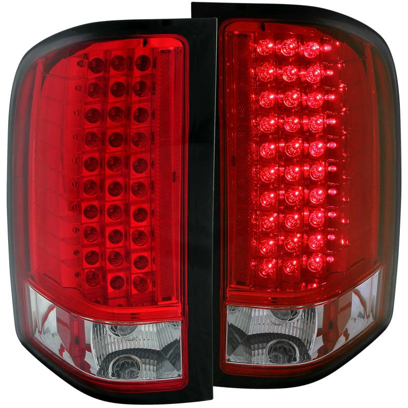 Load image into Gallery viewer, ANZO 2007-2013 Chevrolet Silverado 1500 LED Taillights Red/Clear
