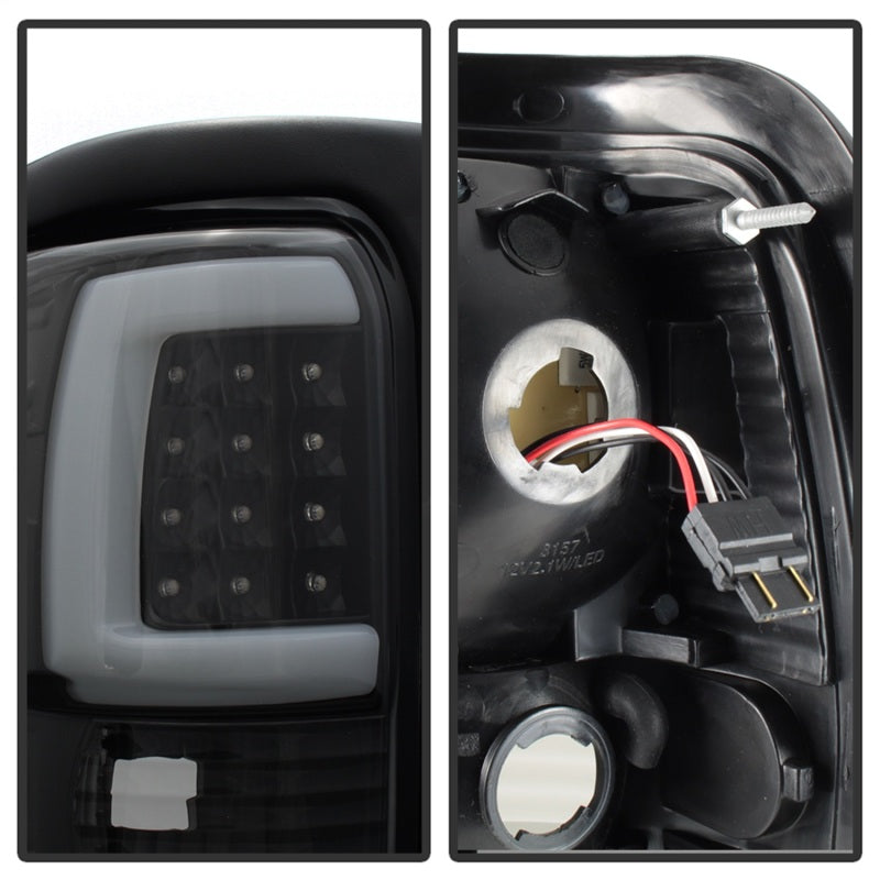 Load image into Gallery viewer, xTune Dodge Ram 1500 94-01 Tail Lights - Light Bar LED - Black ALT-ON-DRAM94V3-LBLED-BK
