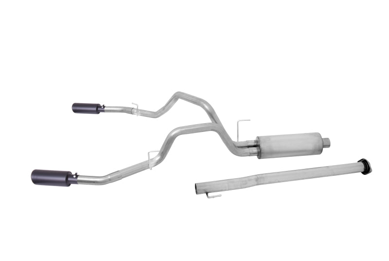 Load image into Gallery viewer, Gibson 15-19 Ford F-150 King Ranch 5.0L 3in/2.5in Cat-Back Dual Split Exhaust - Black Elite
