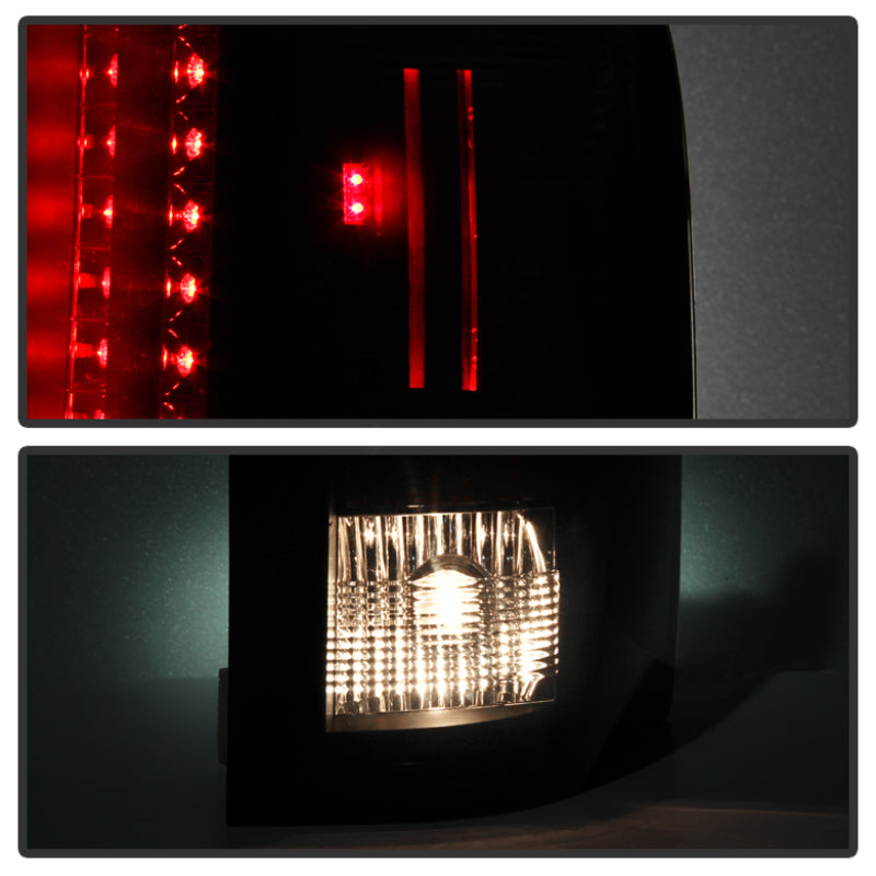 Load image into Gallery viewer, Spyder Chevy Silverado 07-13 LED Tail Lights Blk Smke ALT-YD-CS07-LED-BSM
