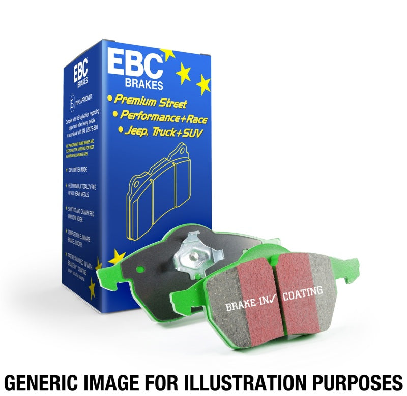 Load image into Gallery viewer, EBC 05-09 Chrysler 300 2.7 Greenstuff Front Brake Pads
