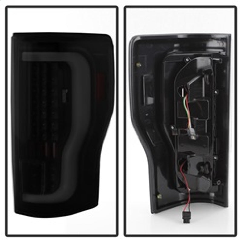 Load image into Gallery viewer, xTune 17-18 Ford F-250 Super Duty (Excl LED Models) LED Tail Lights-Blk Smk (ALT-ON-FS17-LBLED-BSM)
