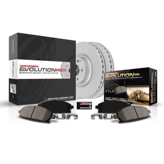 Power Stop 01-06 Chevrolet Silverado 3500 Rear Z17 Evolution Geomet Coated Brake Kit