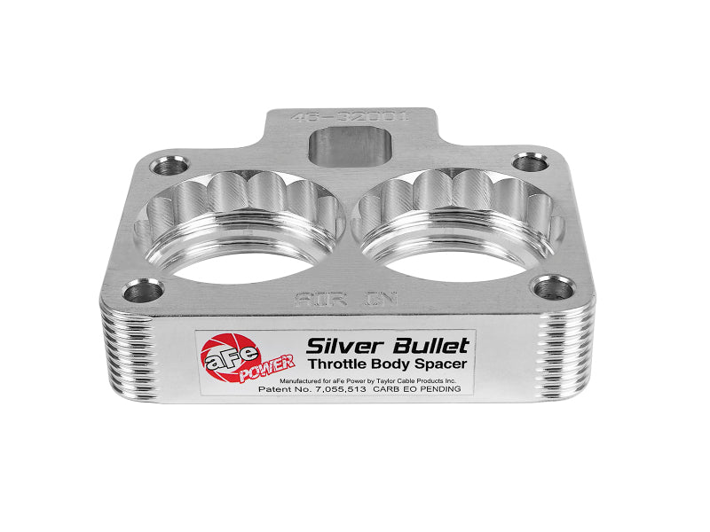 Load image into Gallery viewer, aFe Silver Bullet Throttle Body Spacers TBS Dodge Trucks 94-01 V8-5.2/5.9L
