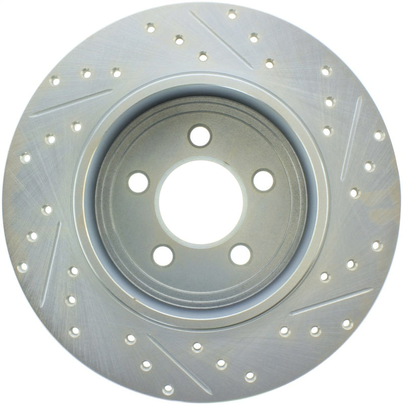 Load image into Gallery viewer, StopTech Select Sport 06-15 Dodge Charger/ 05-15 Chrysler 300 Slotted/Drilled Right Rear Brake Rotor
