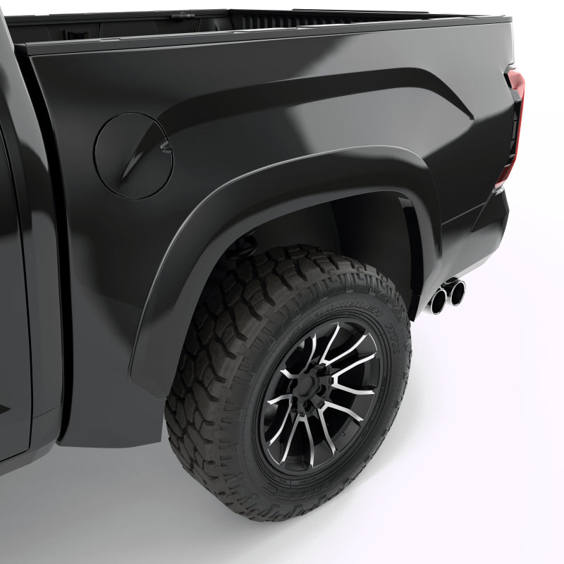 Load image into Gallery viewer, EGR 22-24 Toyota Tundra 66.7in Bed Summit Fender Flares (Set of 4) - Painted to Code Black
