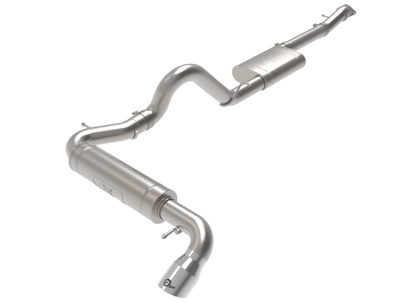 Load image into Gallery viewer, aFe Apollo GT 3in 409 SS Cat-Back Exhaust 2021 Ford Bronco L4-2.3L (t)/V6-2.7L (tt) w/ Polished Tips
