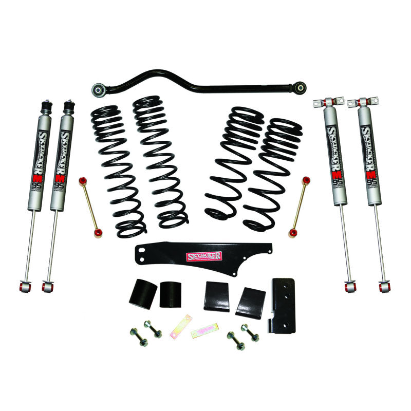 Load image into Gallery viewer, Skyjacker 2007-2018 Jeep Wrangler JK 2 Door 4WD Long Travel 3.5in-4in Lift Kit w/M95 Monotube Shocks
