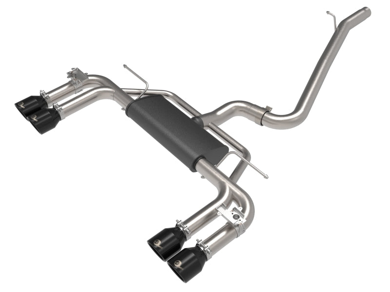 Load image into Gallery viewer, aFe MACHForce XP 3in-2.5in 304SS Exhaust Cat-Back 15-20 Audi S3 L4-2.0L (t) - Black Tips
