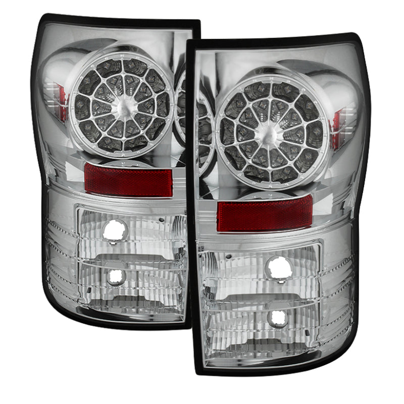 Load image into Gallery viewer, Spyder Toyota Tundra 07-13 LED Tail lights Chrome ALT-YD-TTU07-LED-C
