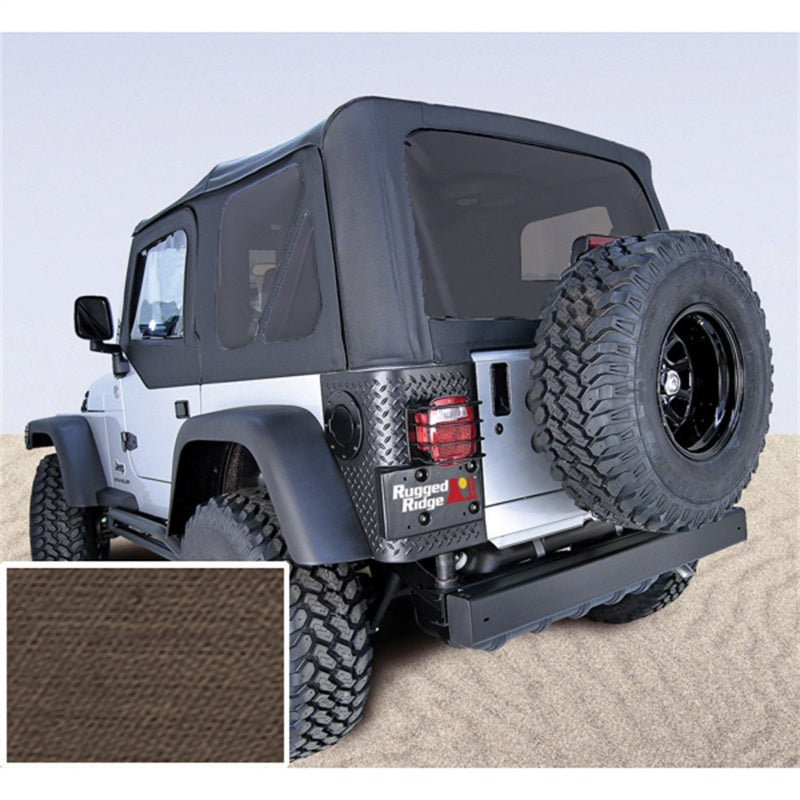 Load image into Gallery viewer, Rugged Ridge XHD S-Top Khaki Tinted Window 97-06TJ
