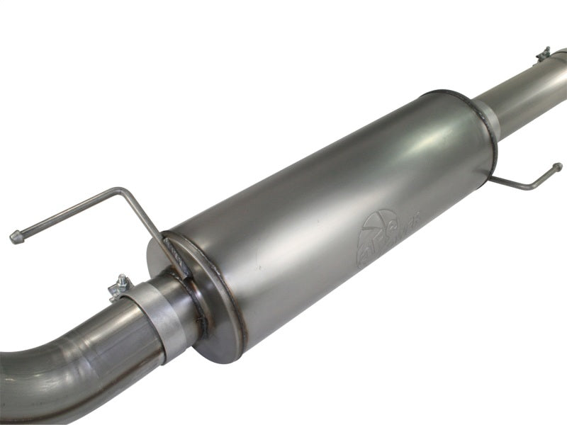 Load image into Gallery viewer, aFe MACHForce XP Exhaust Cat-Back SS-409 4in Polished Tip 11-12 Ford F-150 EcoBoost V6-3.5L (tt)
