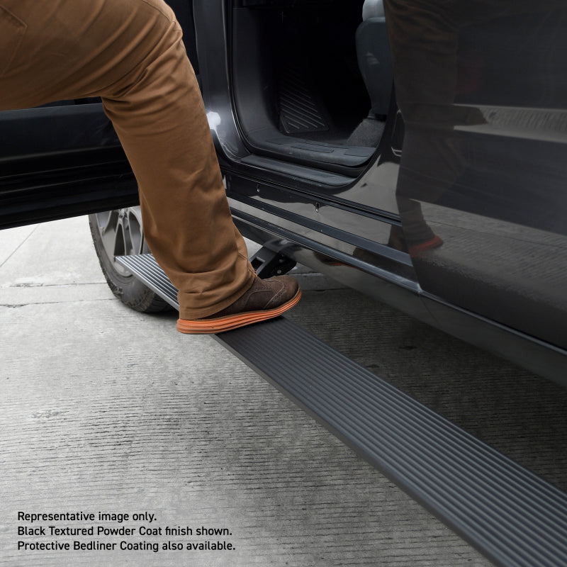 Load image into Gallery viewer, RealTruck 21-24 Ford Bronco 2dr VoltStep Electric Running Board Kit (No Drill) - Bedliner Coating
