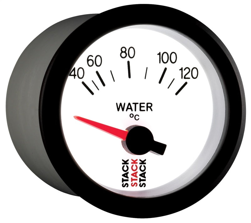 Load image into Gallery viewer, Autometer Stack 52mm 40-120 Deg C M10 Male Electric Water Temp Gauge - White
