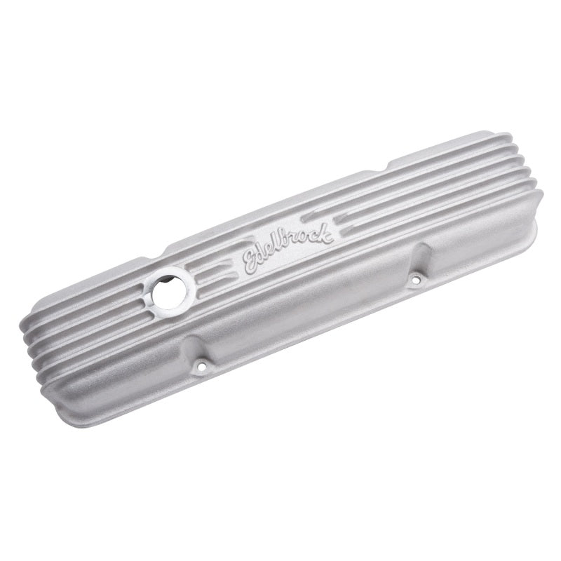 Load image into Gallery viewer, Edelbrock Valve Cover Classic Series Chevrolet 1959-1986 262-400 CI V8 w/ Breather Holes Satin
