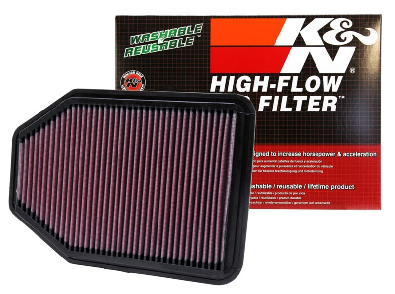 Load image into Gallery viewer, K&amp;N 07-10 Jeep Wrangler 3.8L V6 Drop In Air Filter
