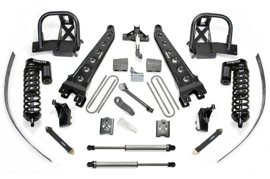 Fabtech 08-10 Ford F250 4WD w/o Factory Overload 8in Rad Arm Sys w/Dlss 4.0 C/O& Rr Dlss
