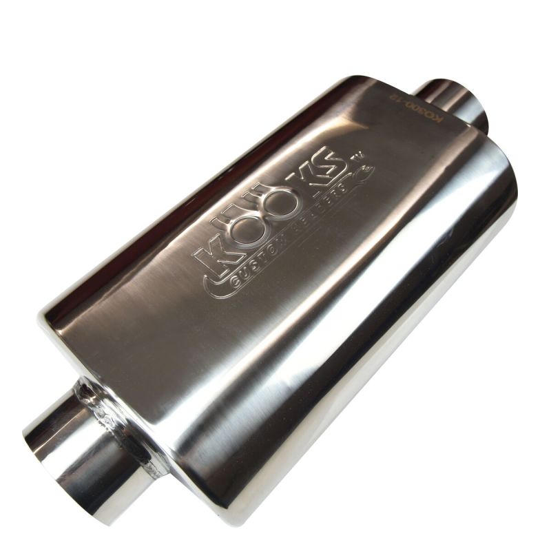Load image into Gallery viewer, Kooks Universal 3in Center/Center Oval Muffler (4x8x12)
