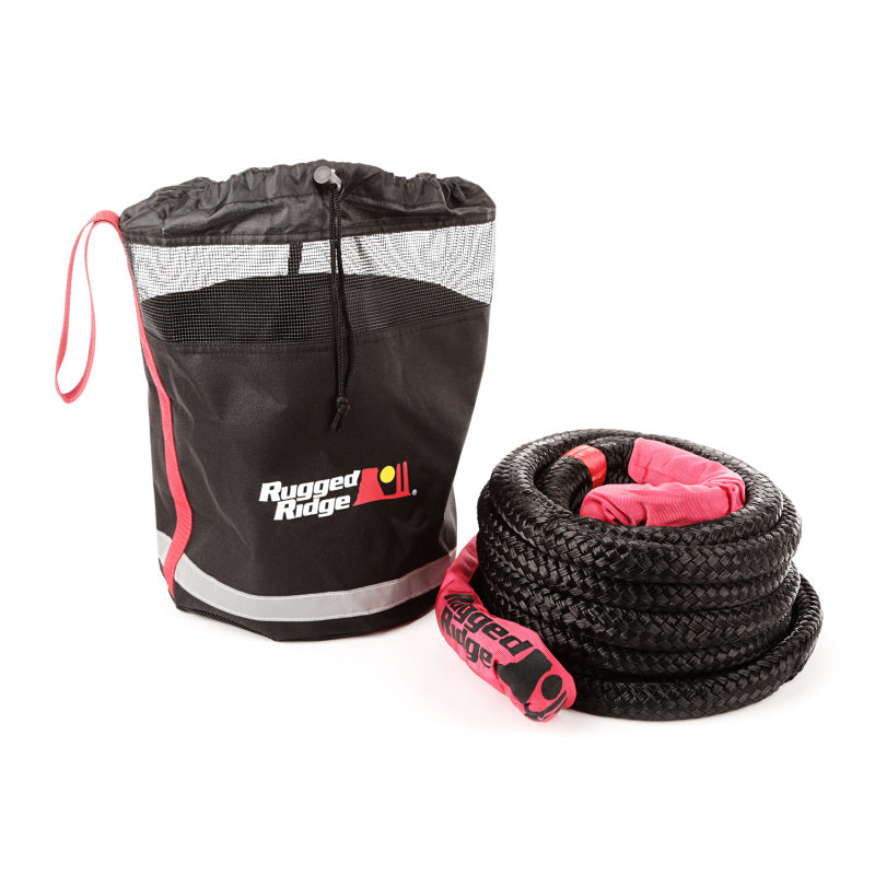 Load image into Gallery viewer, Rugged Ridge Kinetic Recovery Rope with Cinch Storage Bag
