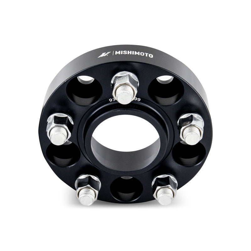 Load image into Gallery viewer, Mishimoto Wheel Spacers - 5x120 - 67.1 - 25 - M14 - Black
