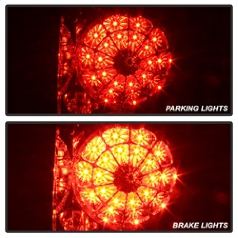 Load image into Gallery viewer, Spyder Toyota Tundra 07-13 LED Tail lights Red Clear ALT-YD-TTU07-LED-RC
