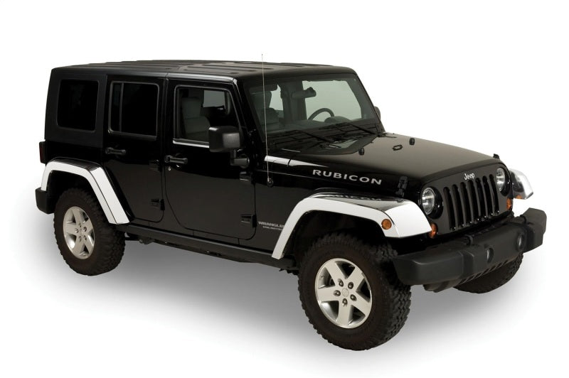Load image into Gallery viewer, Putco 07-18 Jeep Wrangler Chrome ABS Fender Flares
