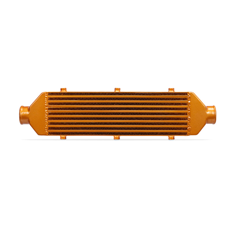 Load image into Gallery viewer, Mishimoto Universal Gold Z Line Intercooler  Overall Size: 28x8x3 Core Size: 21x6x2.5 Inlet / Outlet
