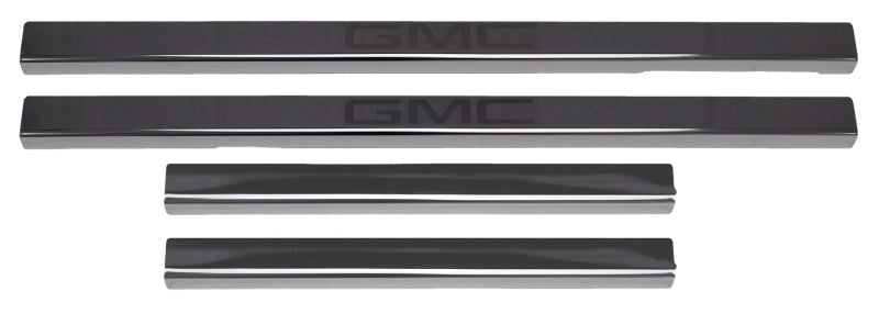 Load image into Gallery viewer, Putco 2020 GMC Sierra LD/HD - Crew Cab w/ GMC Etching (4pc) Black Platinum Door Sills
