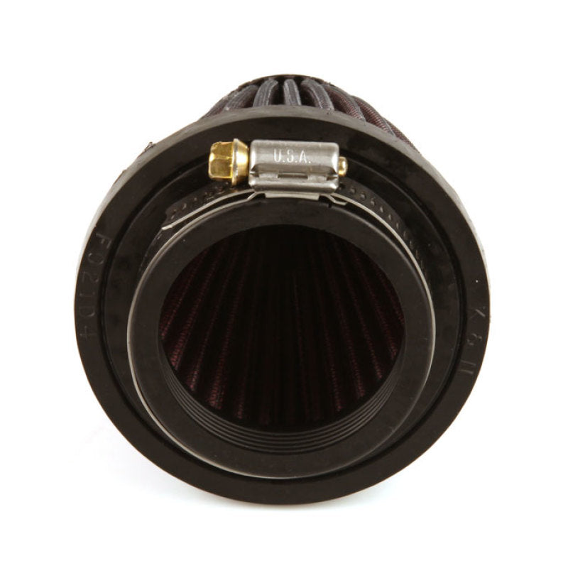 Load image into Gallery viewer, K&amp;N Universal Clamp-On Air Filter 2-1/8in Flange 3-1/2in Base 2in Top 4in Height
