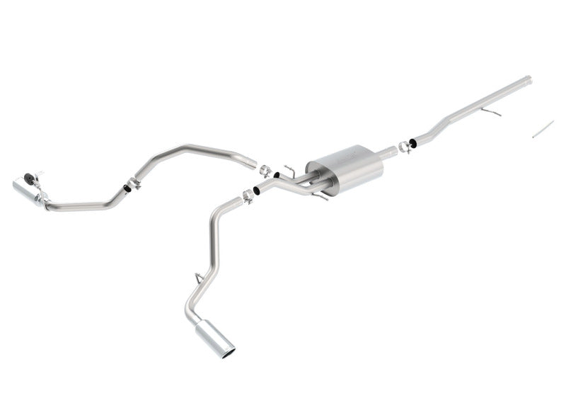 Load image into Gallery viewer, Borla 14 Silv/Sierra C/B Exhaust S-Type 1500 5.3L V8 AT/MT 2&amp;4WD Ext Cab Split Side Exit
