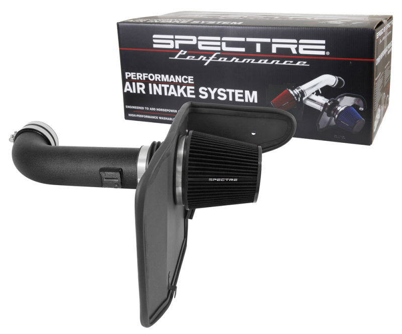 Load image into Gallery viewer, Spectre 10-15 Chevy Camaro V8-6.2L F/I Air Intake Kit - Black w/ Black Filter

