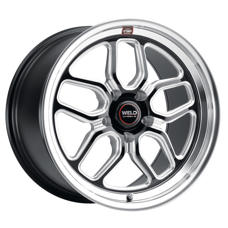 Load image into Gallery viewer, Weld S107 18X7 Laguna 5X120.7 ET00 BS4.00 Gloss Black MIL Dia 78.1
