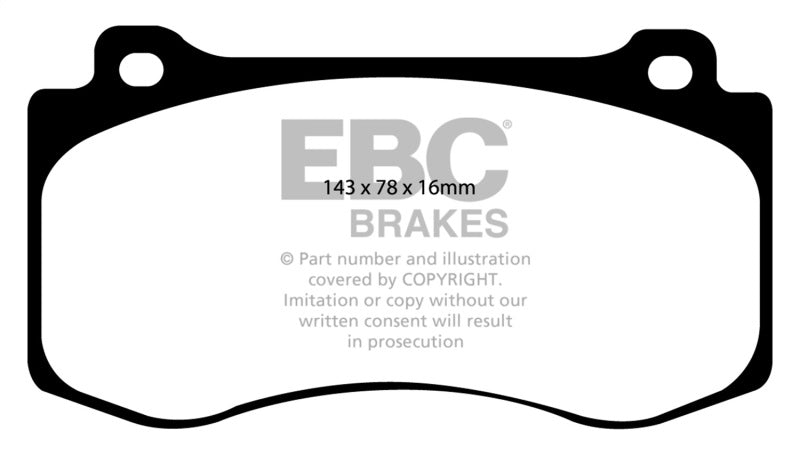 Load image into Gallery viewer, EBC 05-10 Chrysler 300C 6.1 SRT8 Bluestuff Front Brake Pads
