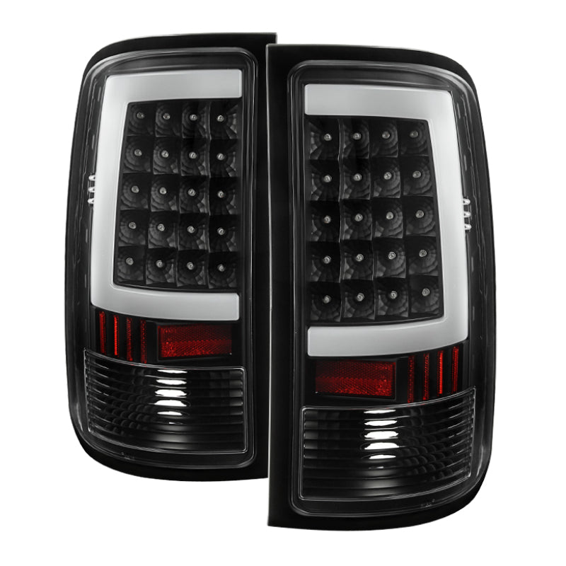 Load image into Gallery viewer, xTune GMC Sierra 07-13 LED Tail Lights Black ALT-ON-GS07-G2-LED-BK
