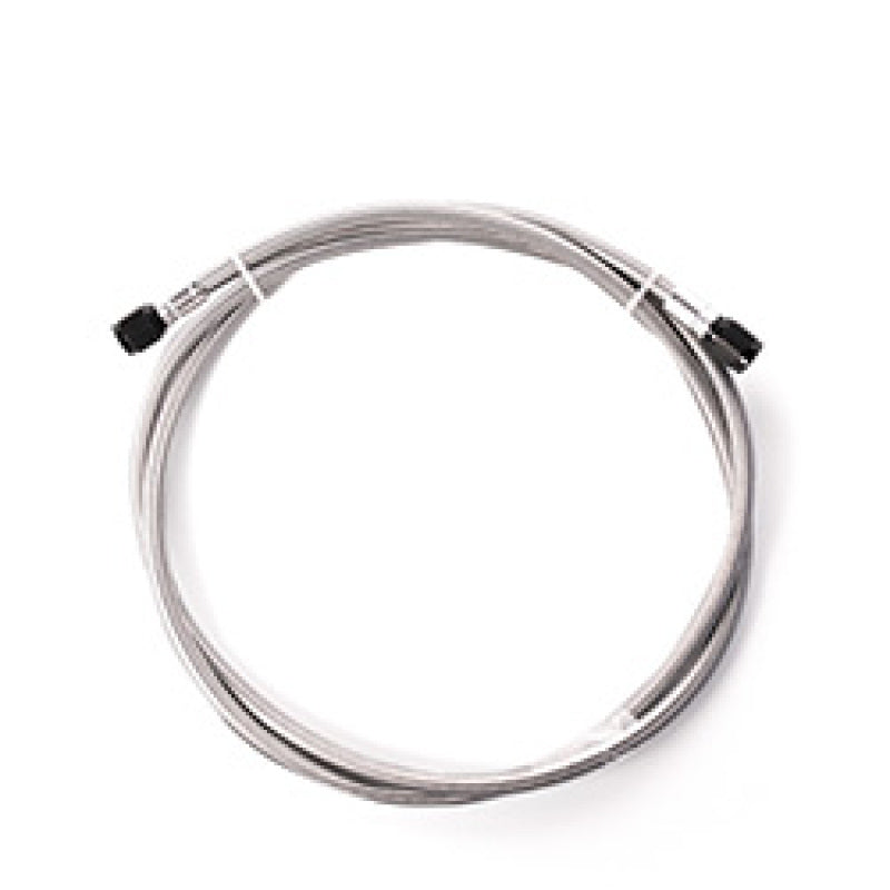 Load image into Gallery viewer, Snow Performance 1ft Stainless Steel Braided Line (Black) w/ 4AN Fittings
