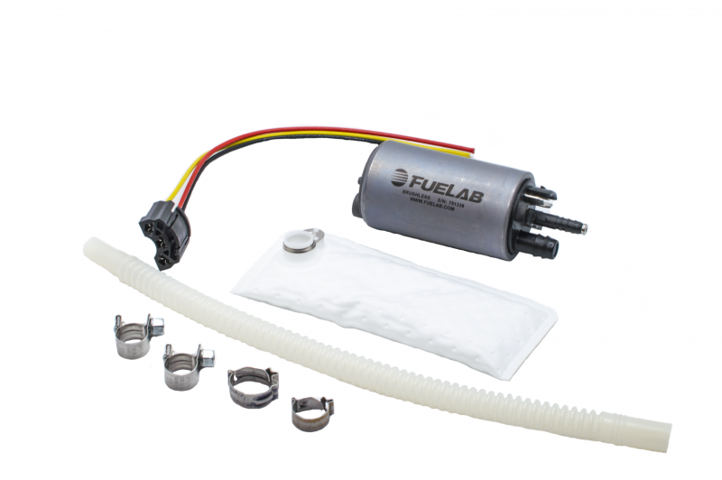 Load image into Gallery viewer, Fuelab 496 In-Tank Brushless Fuel Pump w/9mm Barb &amp; 6mm Barb Siphon - 500 LPH
