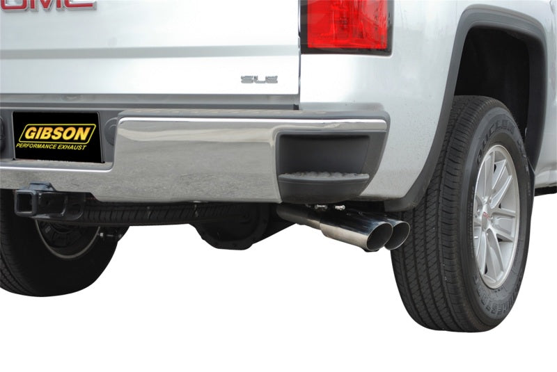 Load image into Gallery viewer, Gibson 14-18 GMC Sierra 1500 Base 5.3L 3in/2.25in Cat-Back Dual Sport Exhaust - Stainless
