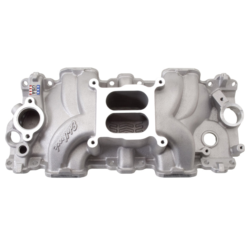 Load image into Gallery viewer, Edelbrock Intake Manifold Single Quad Perf RPM Chevrolet 348/409 Inwin Big Block Small Port
