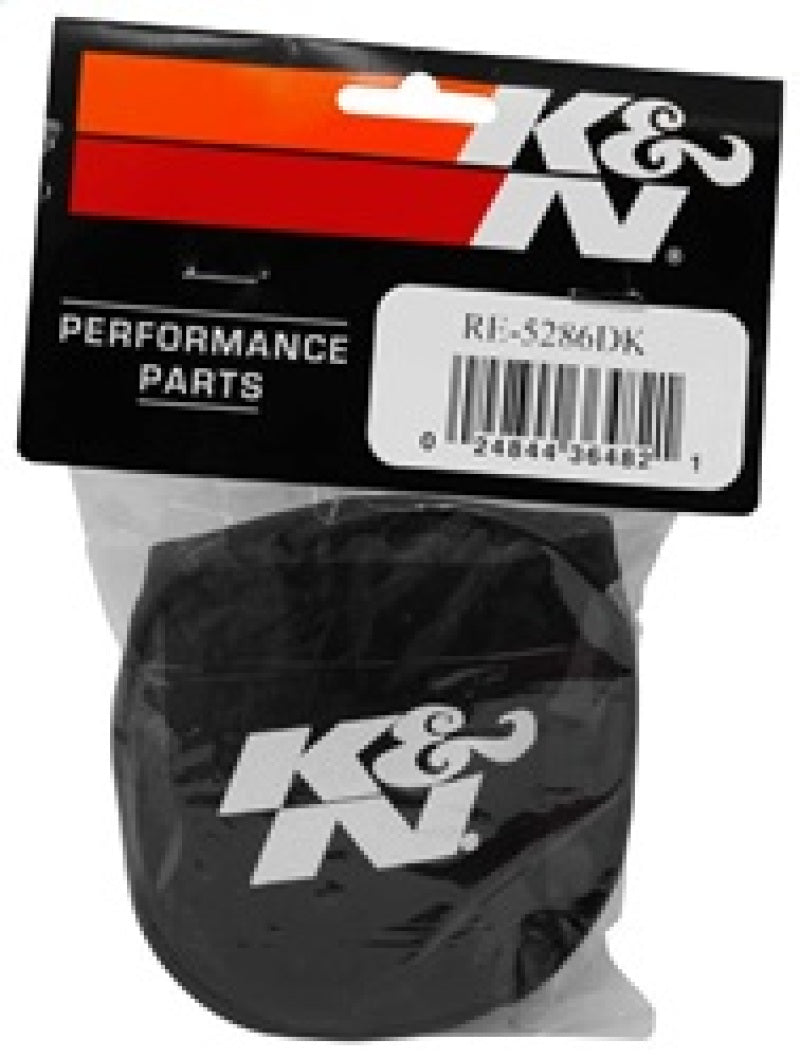 Load image into Gallery viewer, K&amp;N Black Drycharger Rectangle Straight Air Filter Wrap - Black
